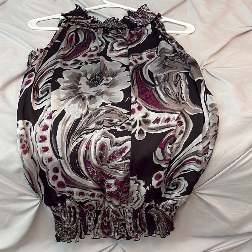 Essentials by Milano Floral Blouse